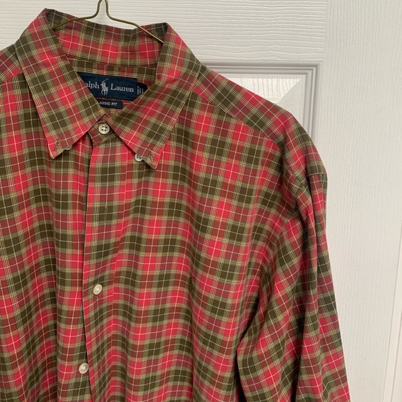 Ralph Lauren Other - Ralph Lauren Button Down Red/Green